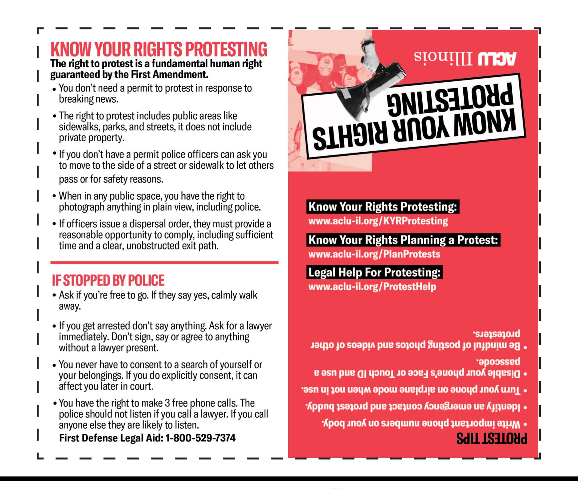 Know Your Rights! Protesting at the DNC? Here's What You Need to Know ...